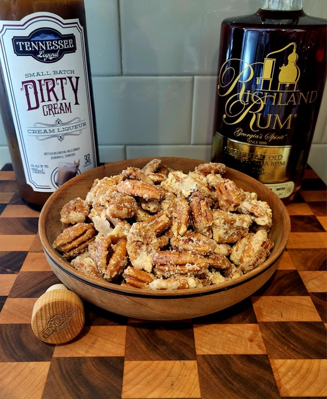 Candied Dirty Pirate Pecans (4oz bag)